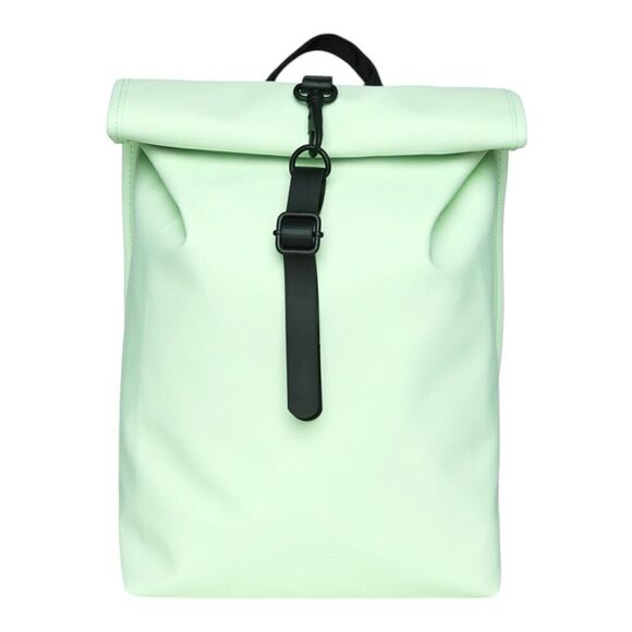 RAINS Backpack Rolltop Rucksack Mini Mineral Hike Waterproof Mint Green Gorpcore main image 13